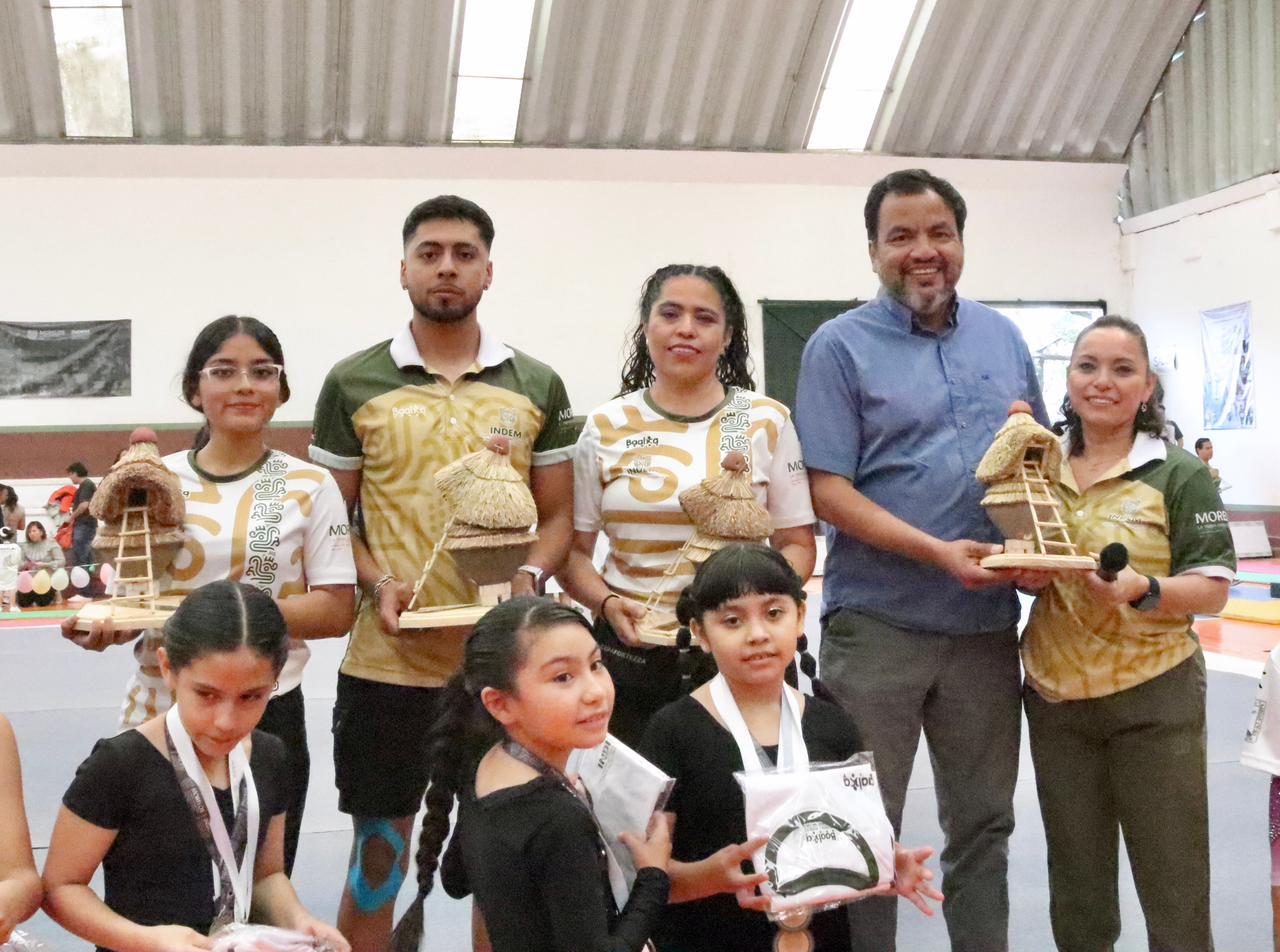 Se preparan gimnastas del Indem para clasificatorio de Olimpiada Nacional