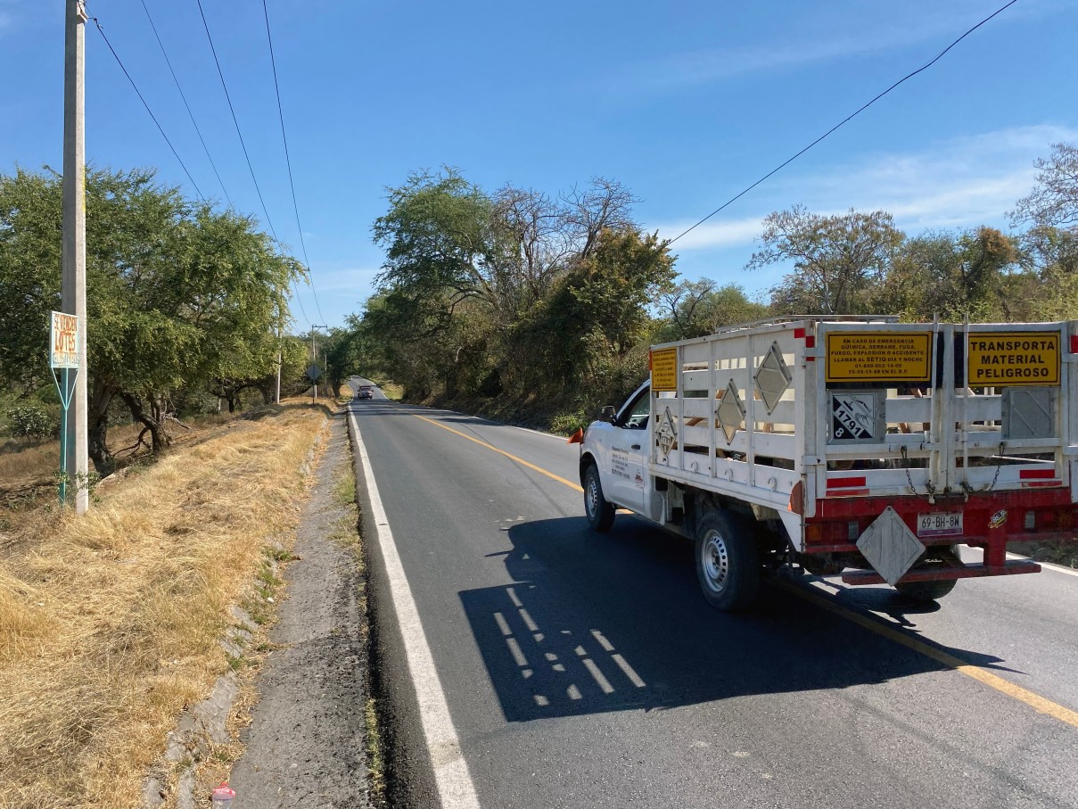 Mejora rehabilitación de carretera en Coatetelco movilidad de más de 11 mil personas