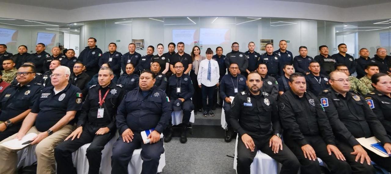 Cumple Morelos capacitación preventiva de seguridad pública rumbo a la Copa de Mundial de Futbol 2026