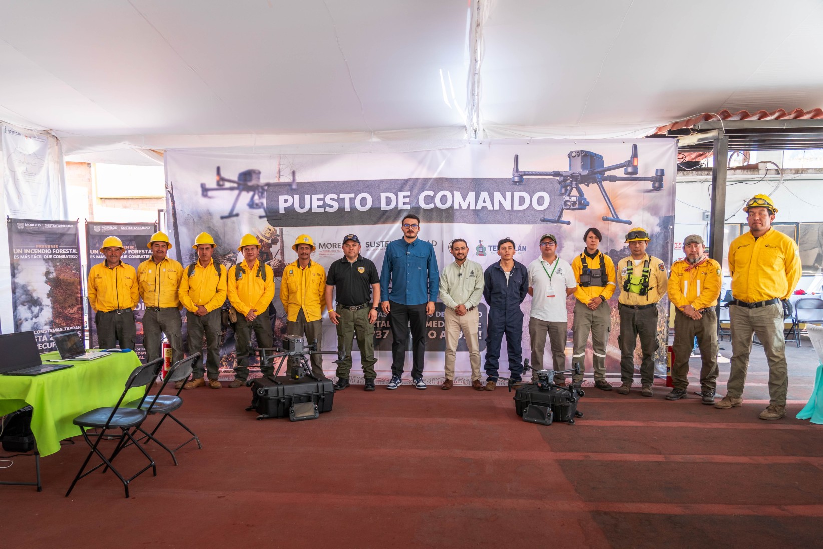 Implementa Gobierno de Morelos operativo con drones y refuerza vigilancia para prevenir incendios en Tepoztlán Implementa Gobierno de Morelos operativo con drones y refuerza vigilancia para prevenir incendios en Tepoztlán