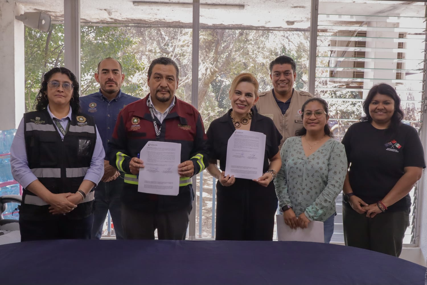 Suscriben CEPCM y CONAFOR acuerdo para integración de brigadas ante temporada de incendios forestales