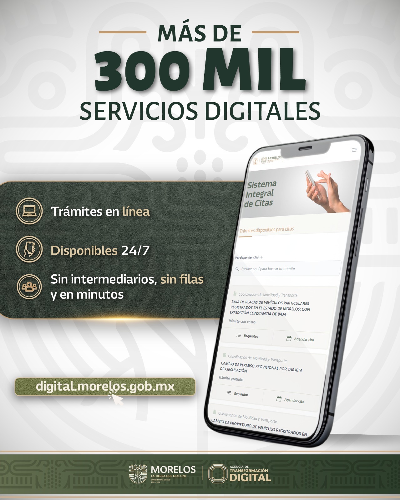 Avanza Transformación Digital en Morelos, más de 300 mil trámites se realizan con éxito Avanza Transformación Digital en Morelos, más de 300 mil trámites se realizan con éxito