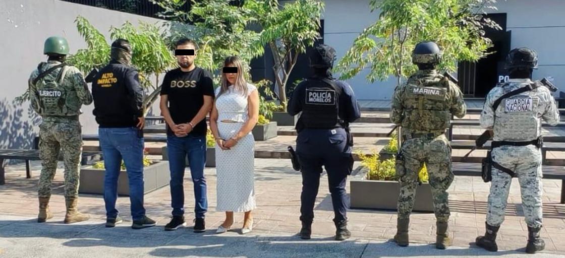 Aseguran integrantes de la Mesa de Construcción de Paz y Seguridad Morelos a operador financiero del grupo delictivo “Unión Tepito”