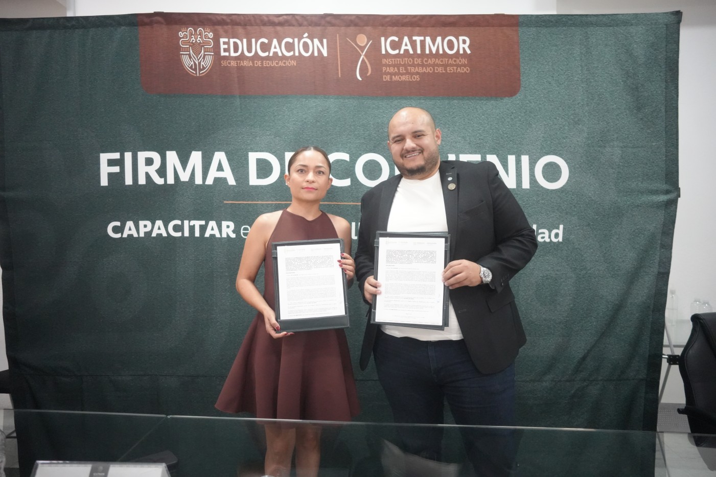 Firman convenio Impajoven e Icatmor para acercar diversos cursos a las juventudes morelenses