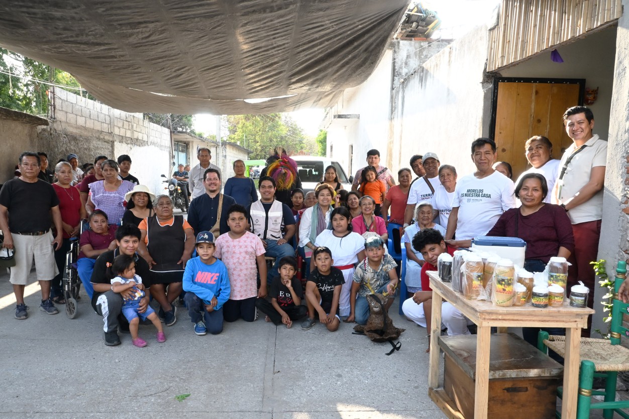 Presenta comunidad indígena de Techichilco avances y resultados de las iniciativas comunitarias beneficiarias con los programas sociales de la secretaría de bienestar