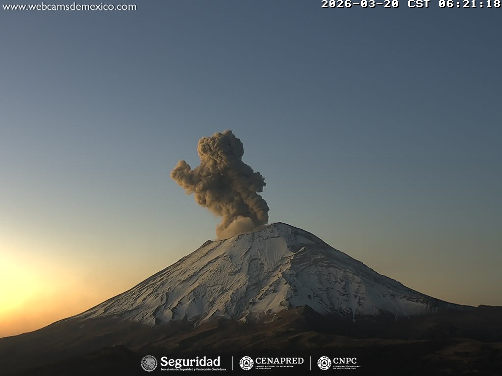 Reporte monitoreo del volcán Popocatépetl Reporte monitoreo del volcán Popocatépetl