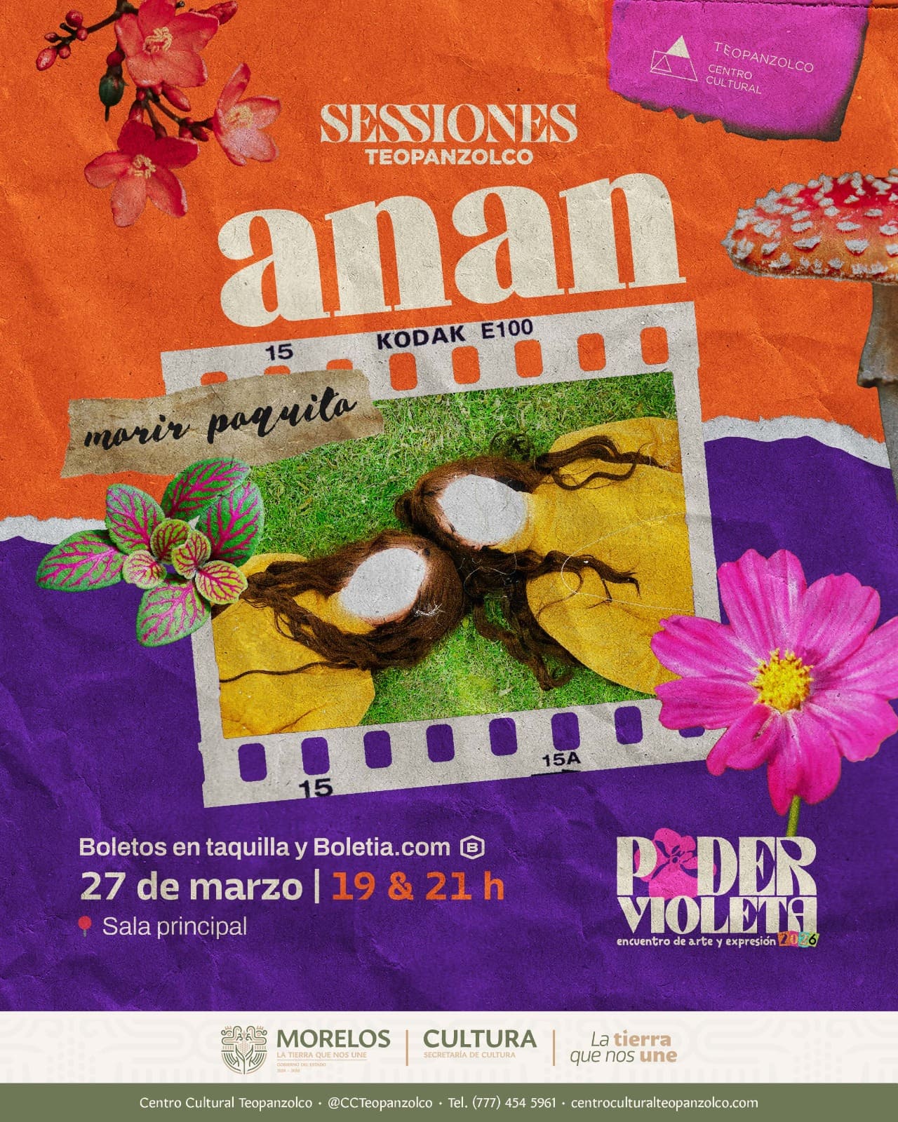 Presenta CCT Sessiones Teopanzolco: ANAN
