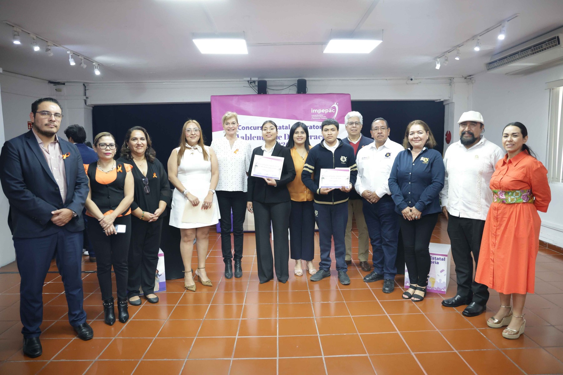 Destacan estudiantes del Cobaem en concurso estatal de oratoria “Hablemos de democracia”