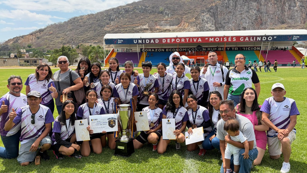 Obtiene Conalep Morelos campeonato en la Copa CIES de fútbol femenil