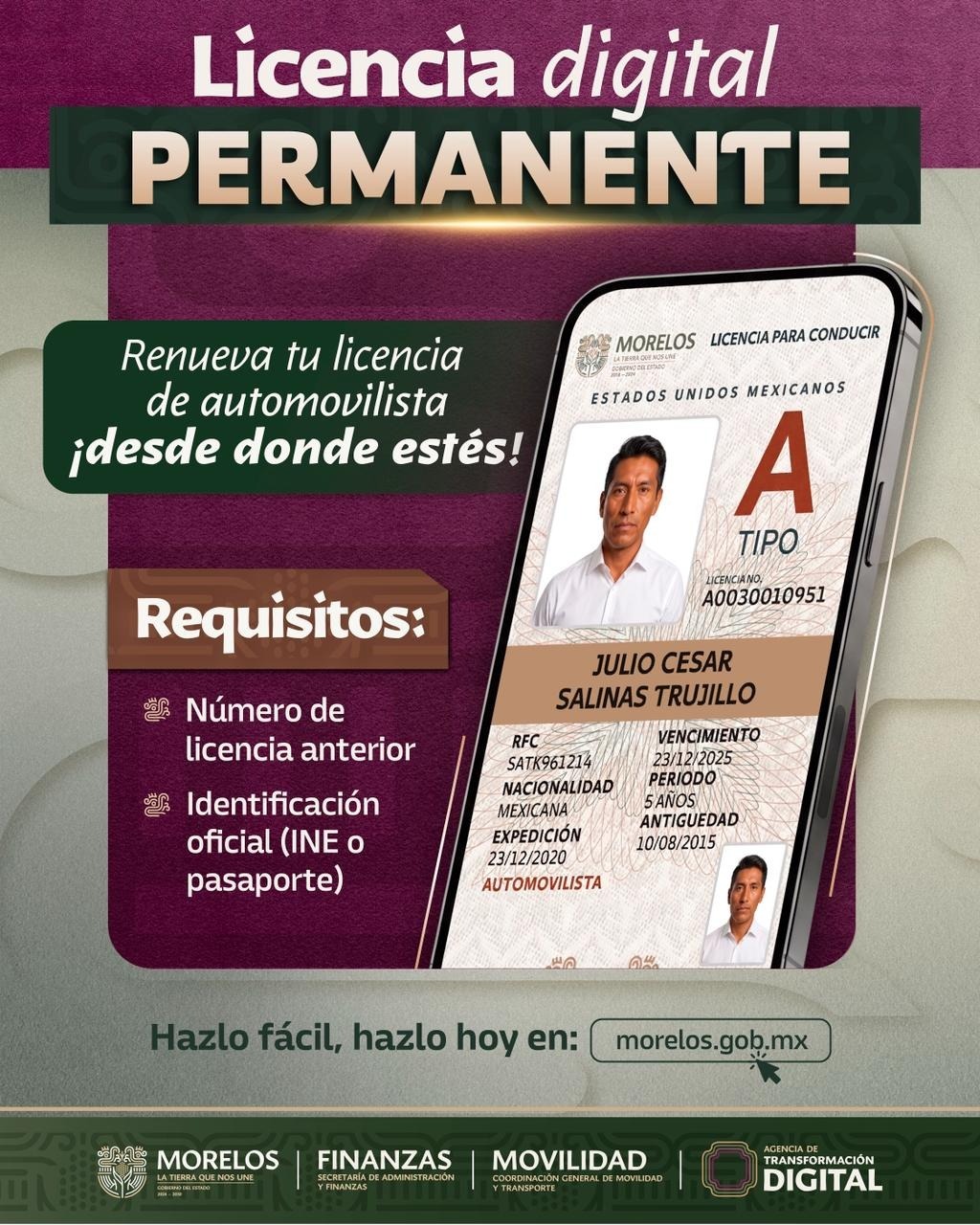 Facilita Agencia de Transformación acceso a pagos y trámites digitales a través del portal oficial del poder ejecutivo