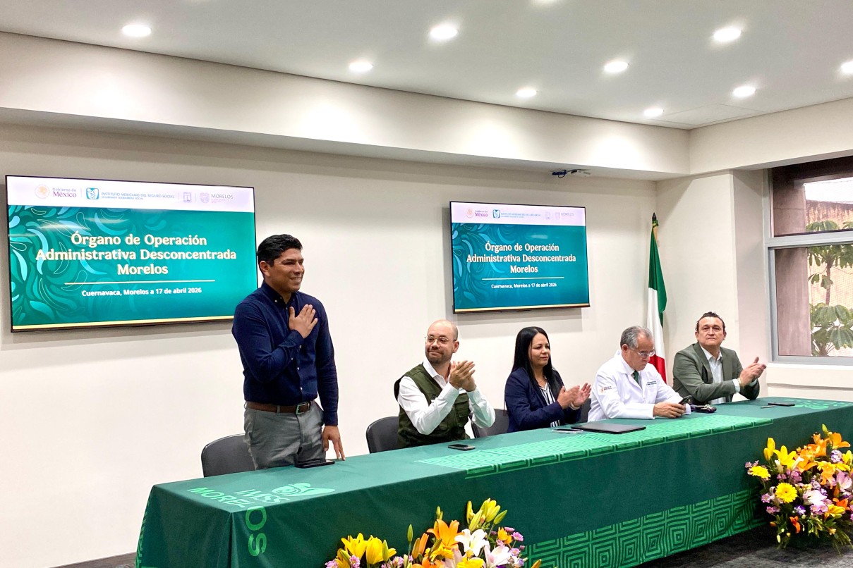 Refrenda Gobierno de Morelos su confianza en Mónica Arriaga Arroyo para estar al frente del IMSS estatal
