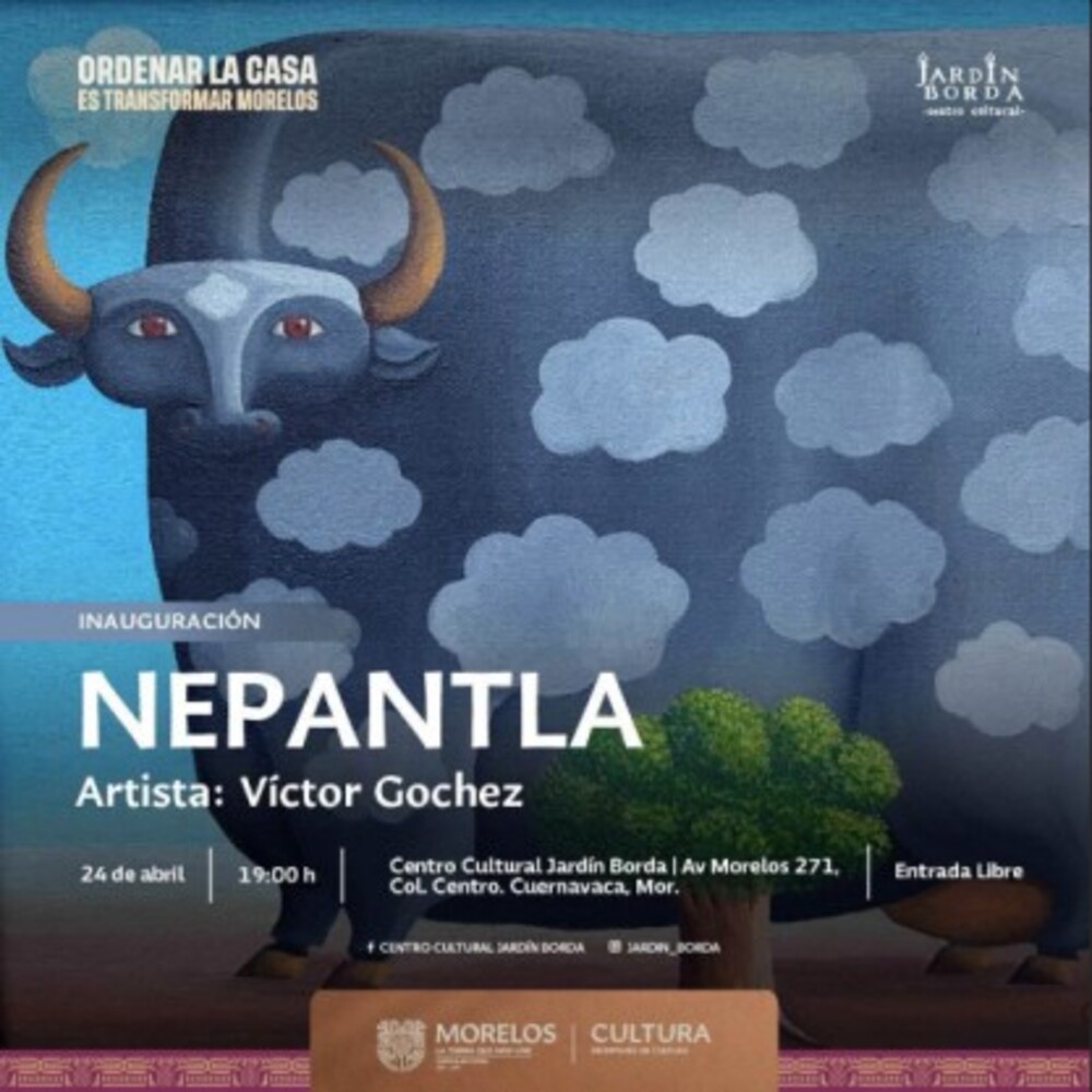 Invita Secretaría de Cultura a la inauguración de la exposición “Nepantla”, del maestro Víctor Gochez