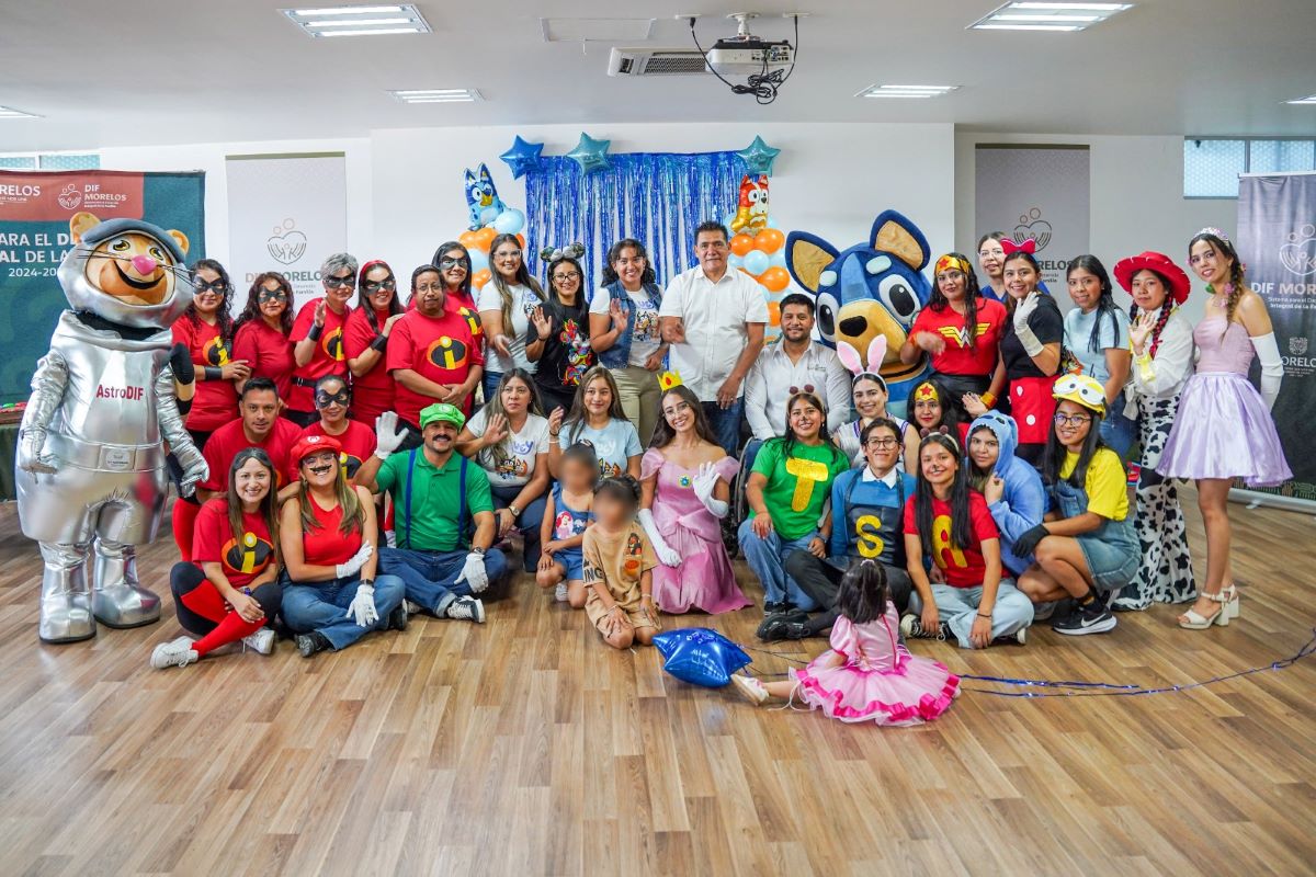 Entre sonrisas y juegos, celebran a la niñez en el CREE Morelos