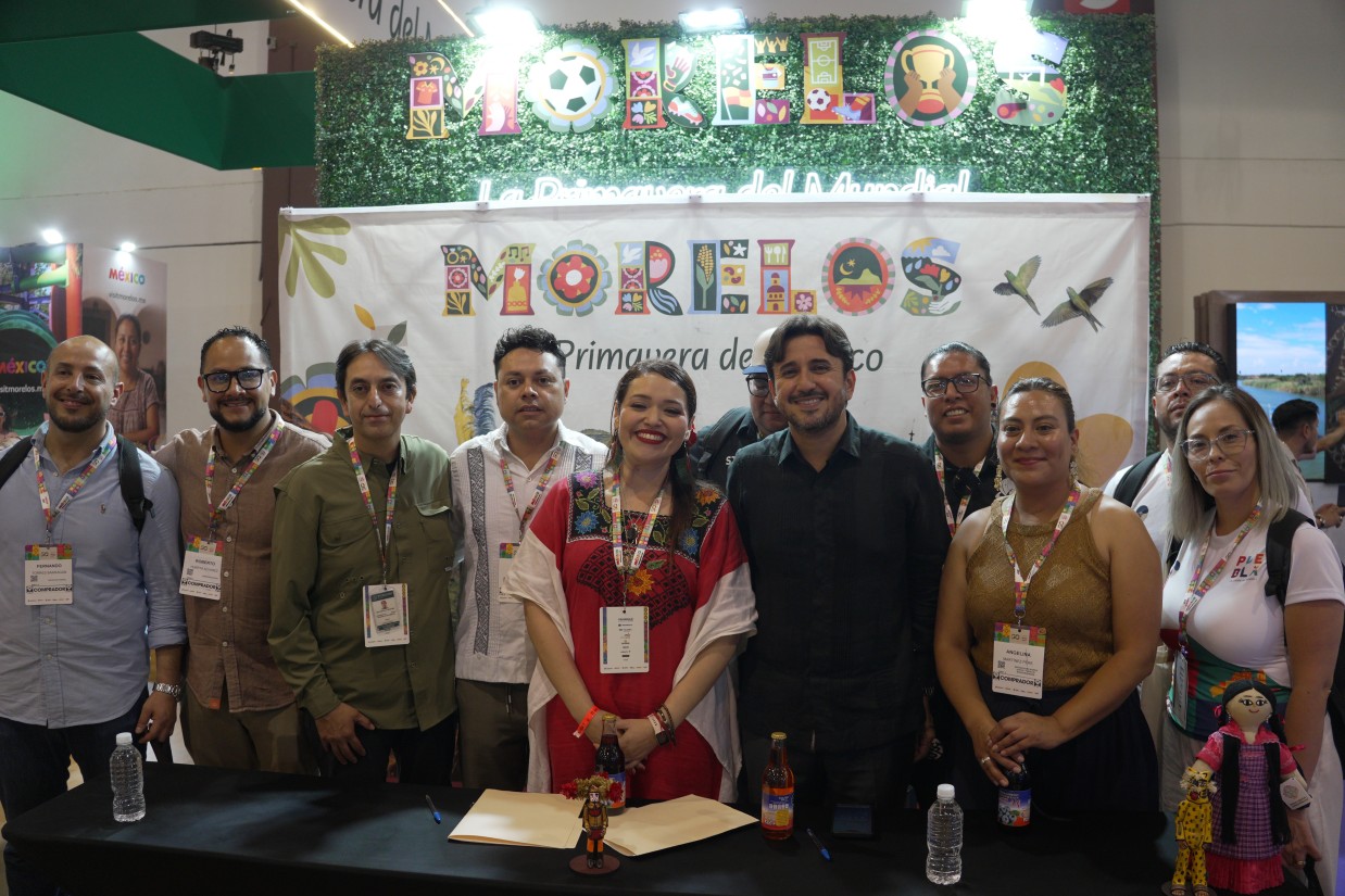Fortalece Morelos su promoción turística con alianza estratégica en el Tianguis Turístico 2026