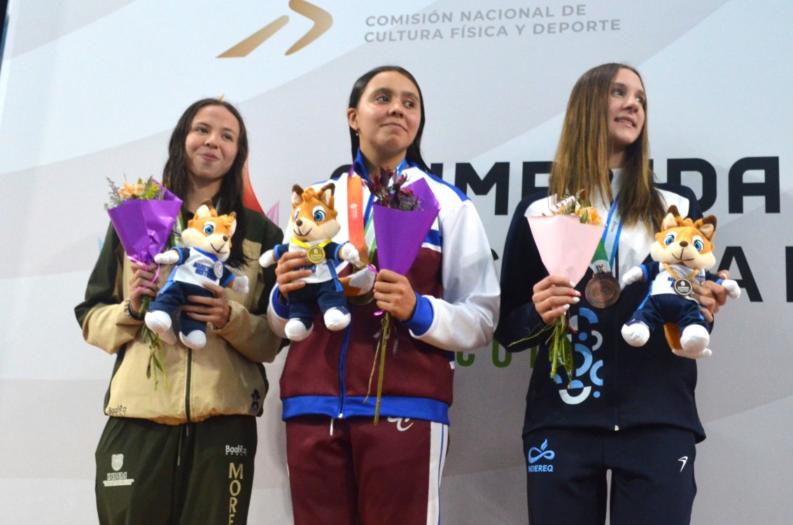 Conquista Valeria Loya plata en la Olimpiada Nacional