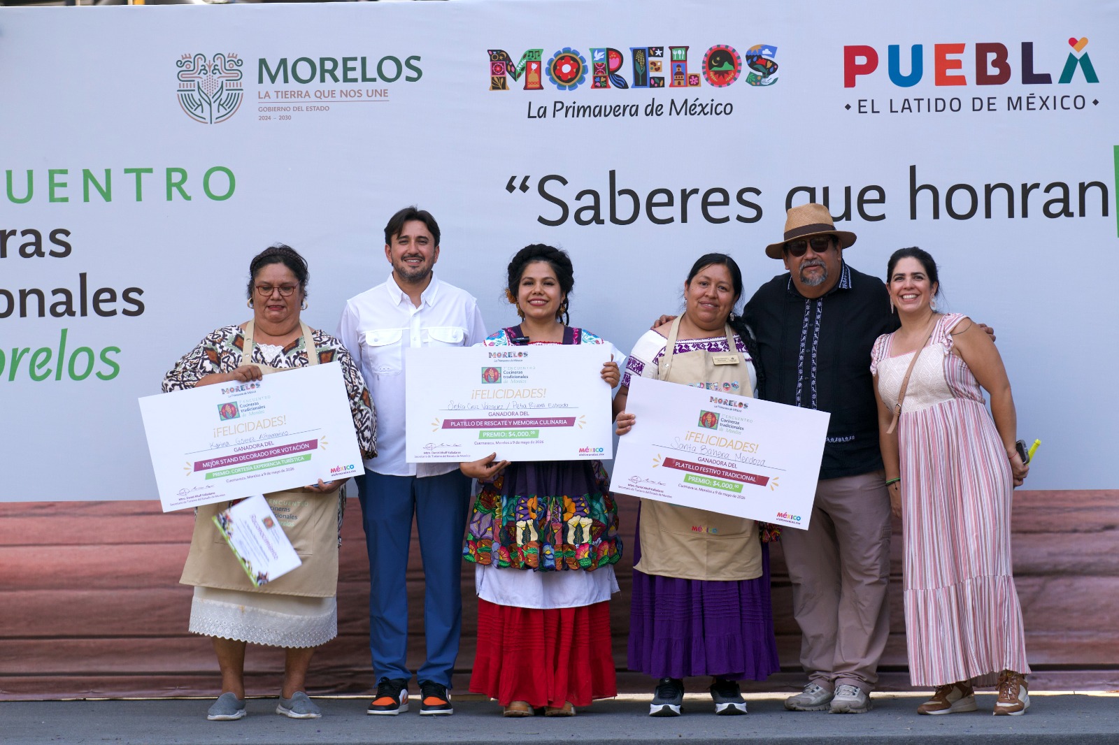Reconoce Morelos a ganadoras del 7° Encuentro de Cocineras Tradicionales