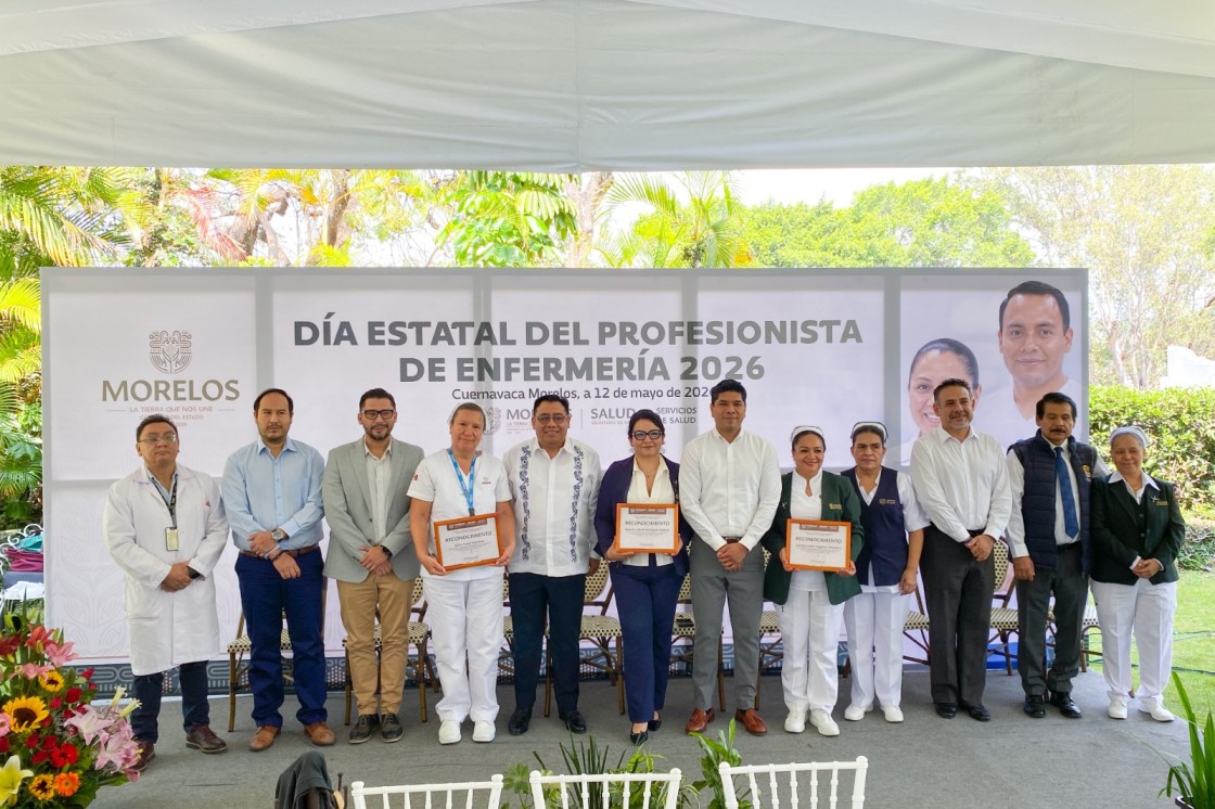 Conmemora Salud Morelos Día de la Enfermería con premio “Isabel Hernández Tezoquipa” a la excelencia