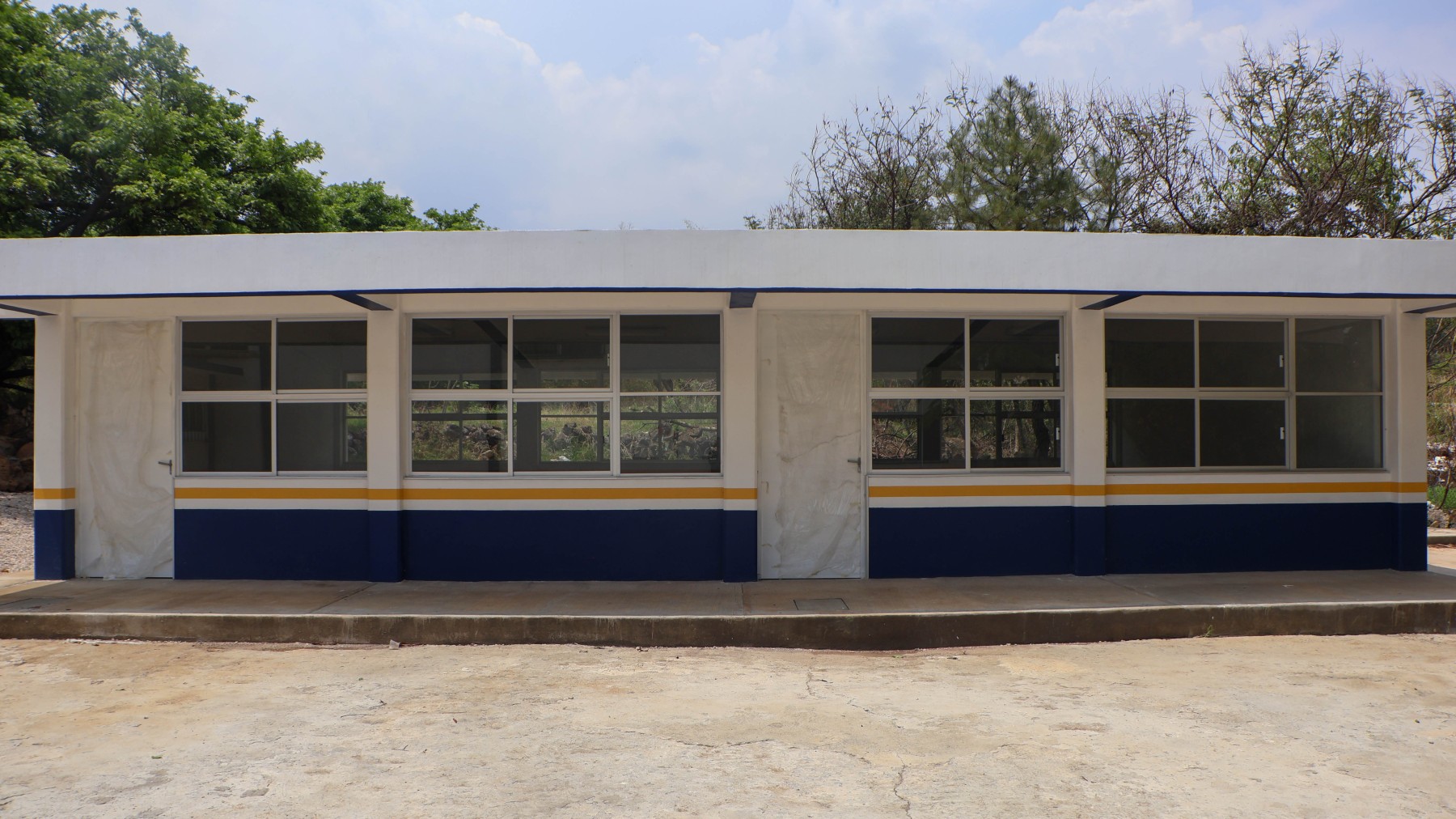 Concluye INEIEM construcción de aulas en EMSAD 10 de Tlayacapan