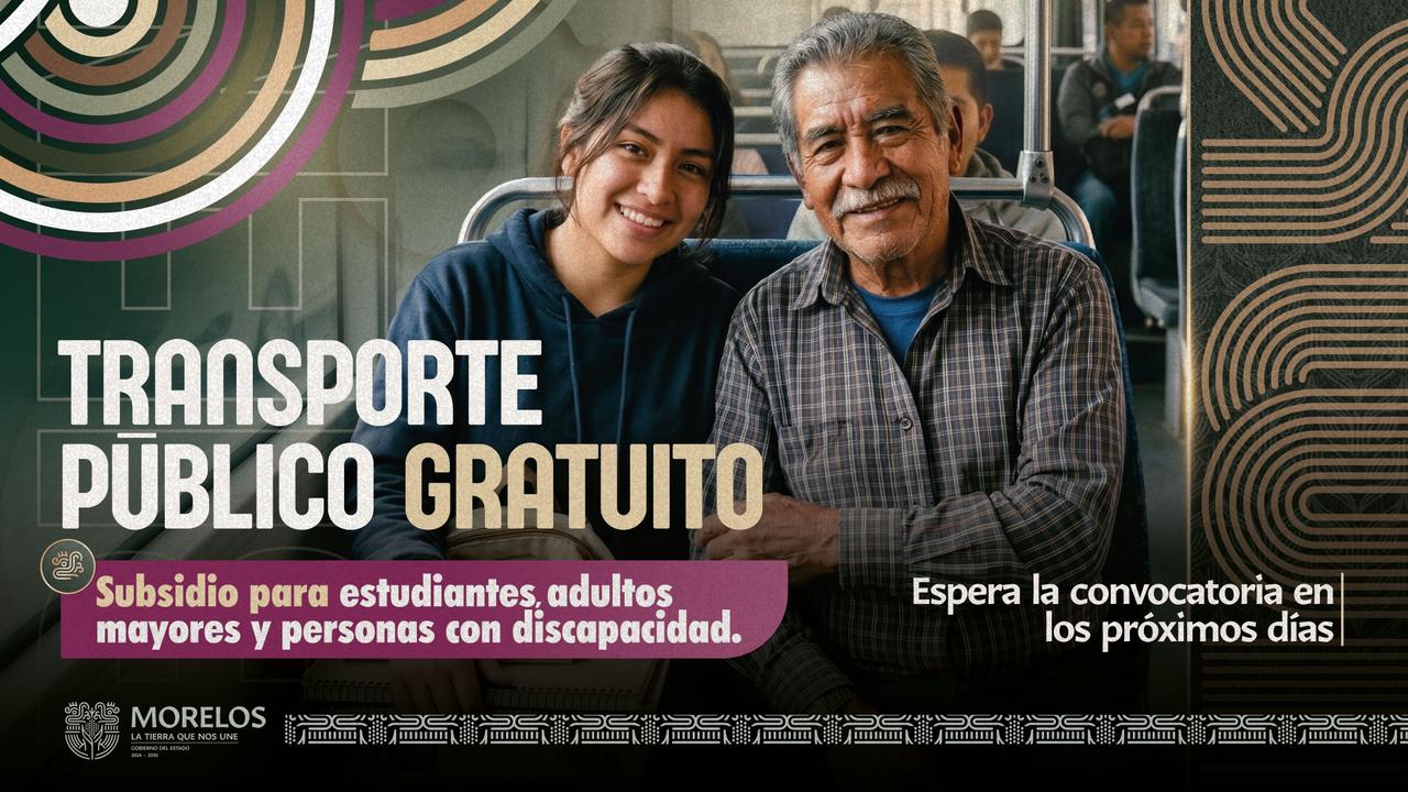 Próximo lunes se informará sobre convocatoria de transporte gratuito para grupos prioritarios
