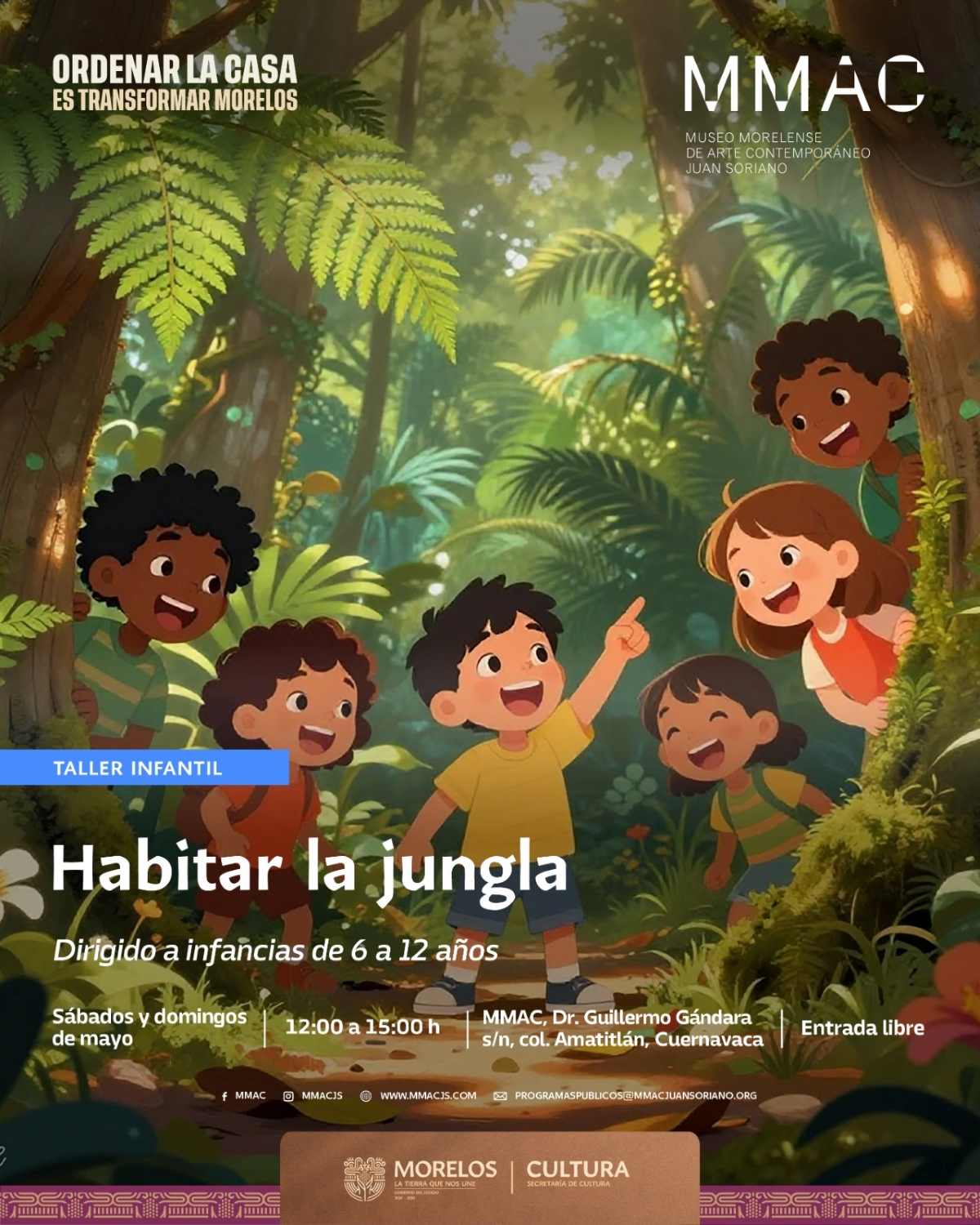 Invita MMAC a las infancias a talleres gratuitos durante mayo 