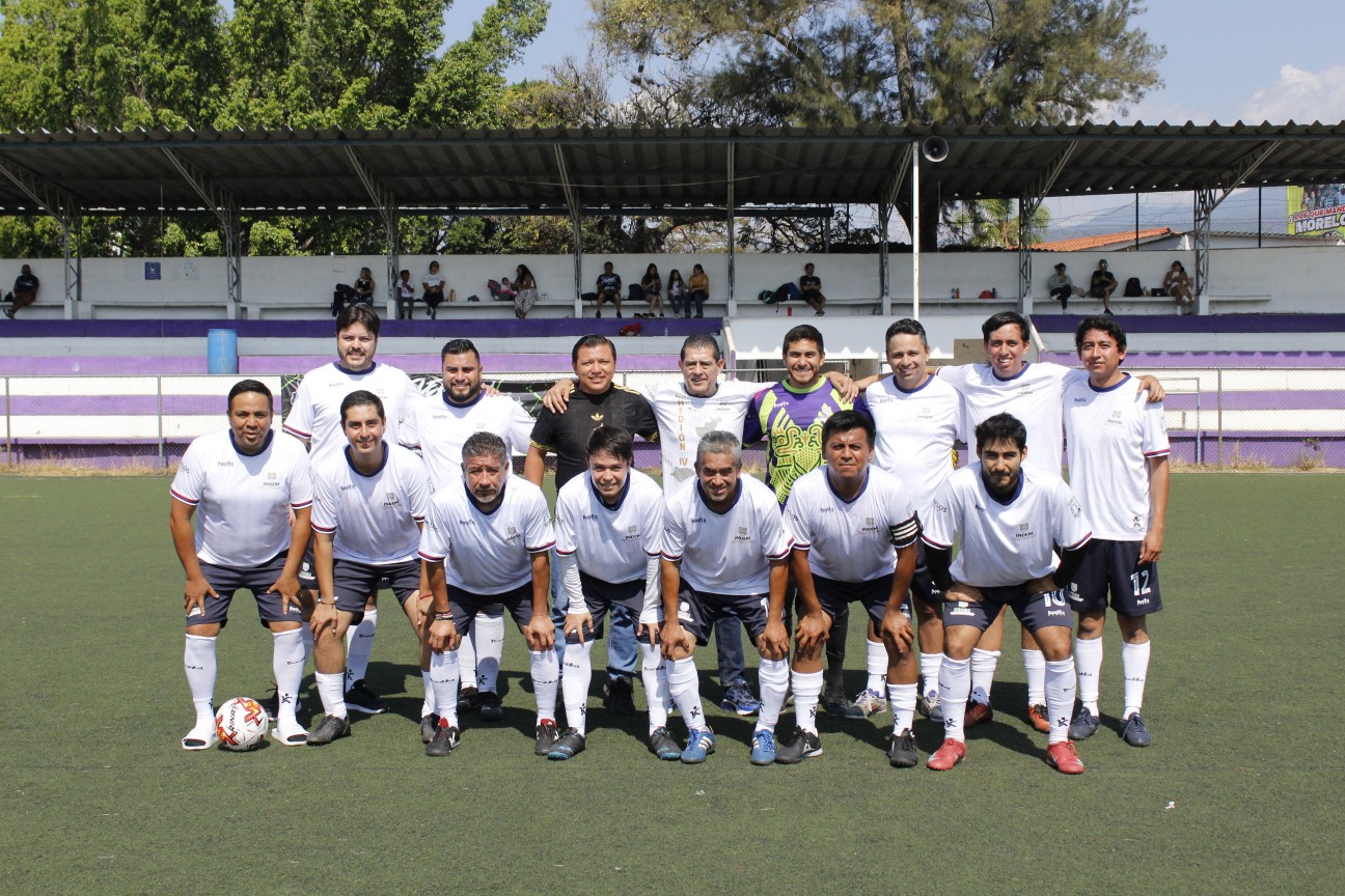 Se suma Morelos a la fiebre mundialista con torneo de fútbol para las y los trabajadores