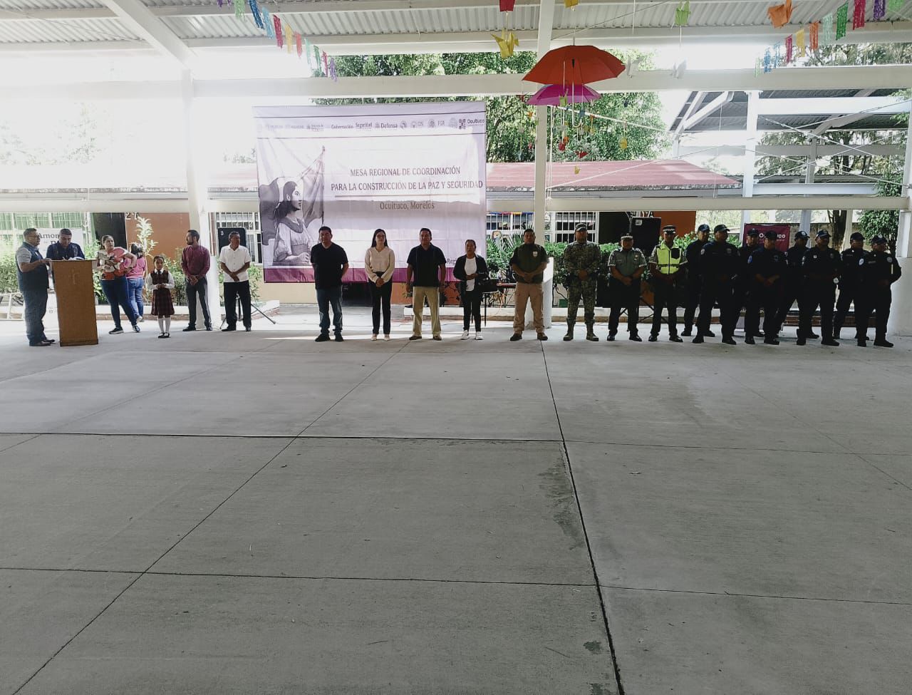 Atienden integrantes de la Mesa Regional para la Construcción de Paz y Seguridad con sede en Ocuituco acciones de prevención