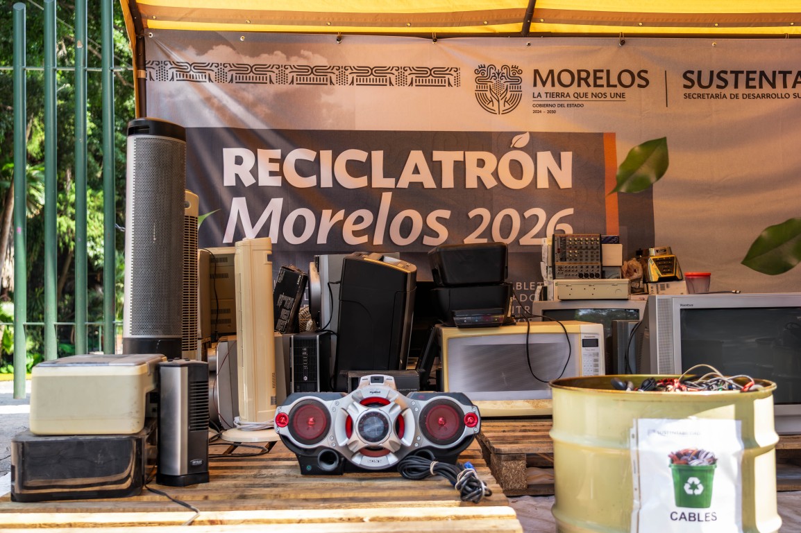 Arranca SDS el Reciclatrón Morelos 2026 en el Parque Barranca Chapultepec