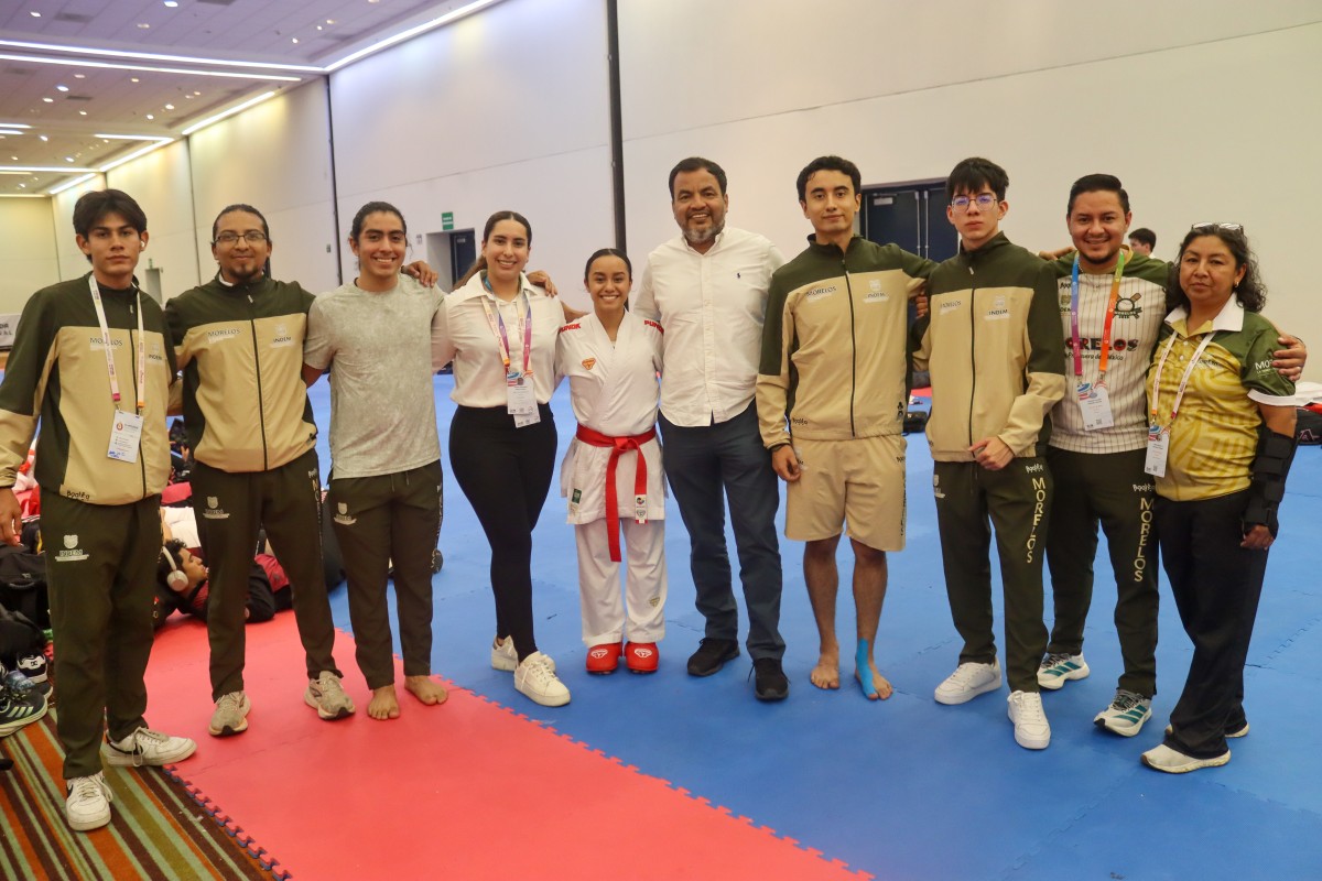 Conquista Morelos oro y bronce en karate