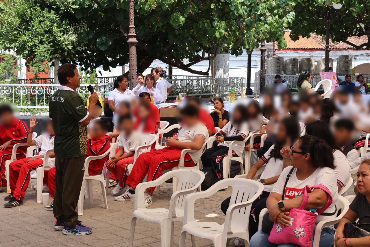 Promueve SIPINNA Morelos acciones para fortalecer valores y participación de niñas, niños y adolescentes en Puente de Ixtla