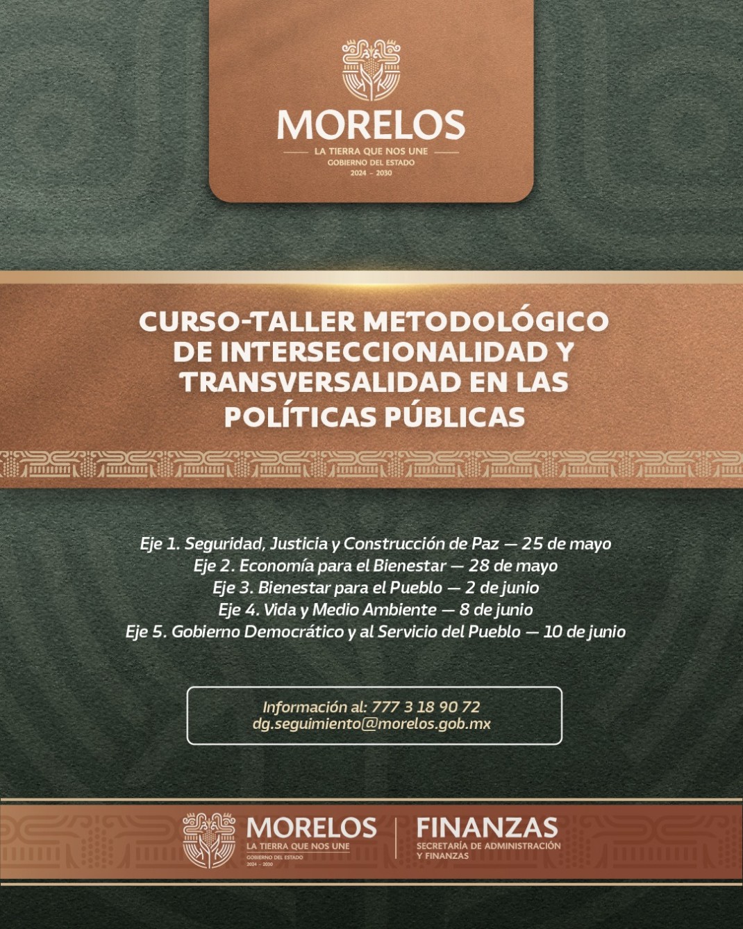 Impulsa Poder Ejecutivo capacitación para incorporar la interseccionalidad en políticas públicas