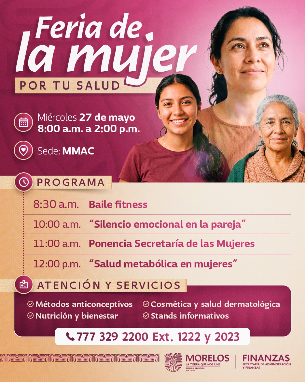 Promueve Gobierno de Morelos cuidado integral de las mujeres servidoras públicas