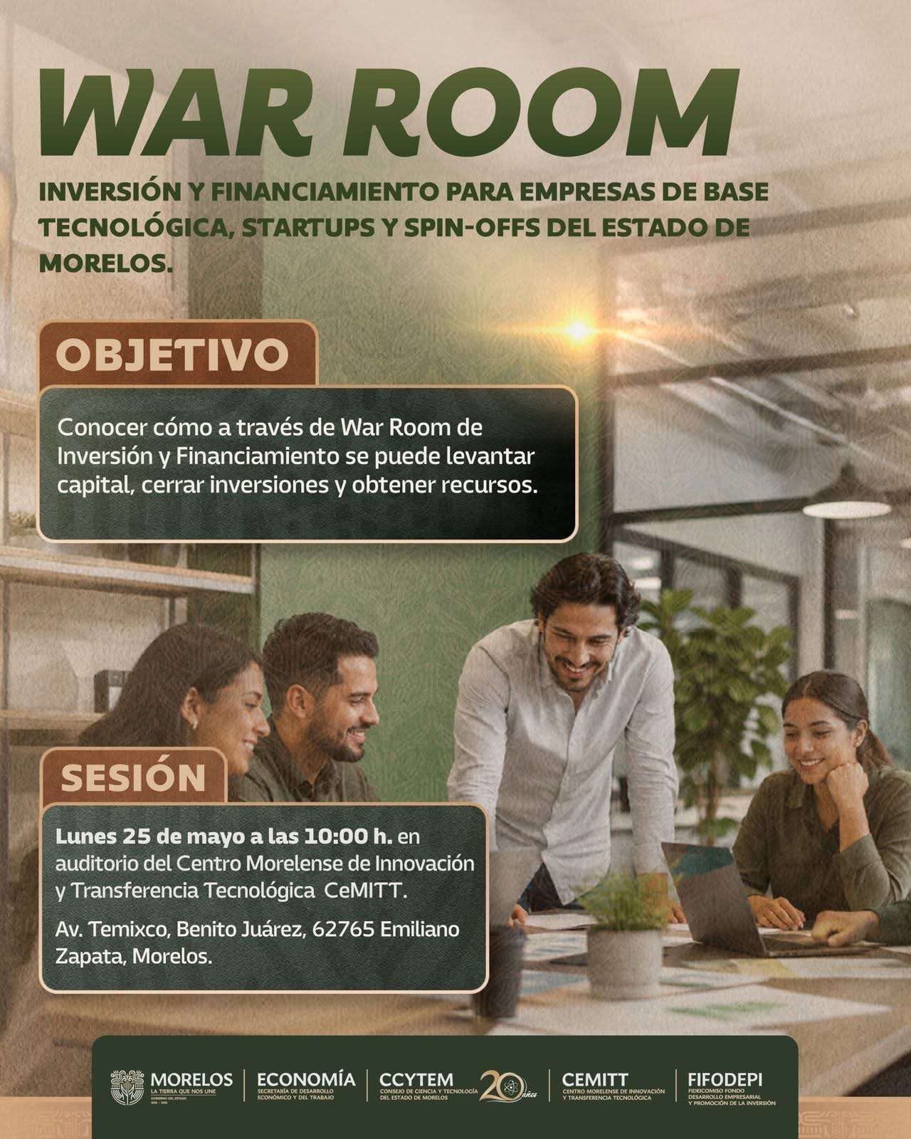 Abre Gobierno de Morelos espacio de inversión y financiamiento para empresas tecnológicas