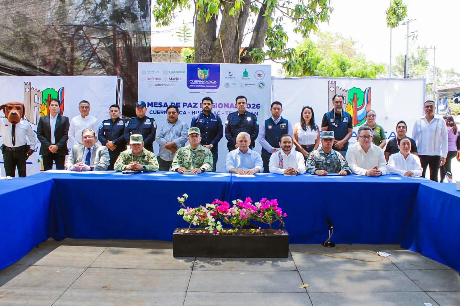 Consolidan gobiernos federal, estatal y municipal acciones de paz y seguridad en Cuernavaca
