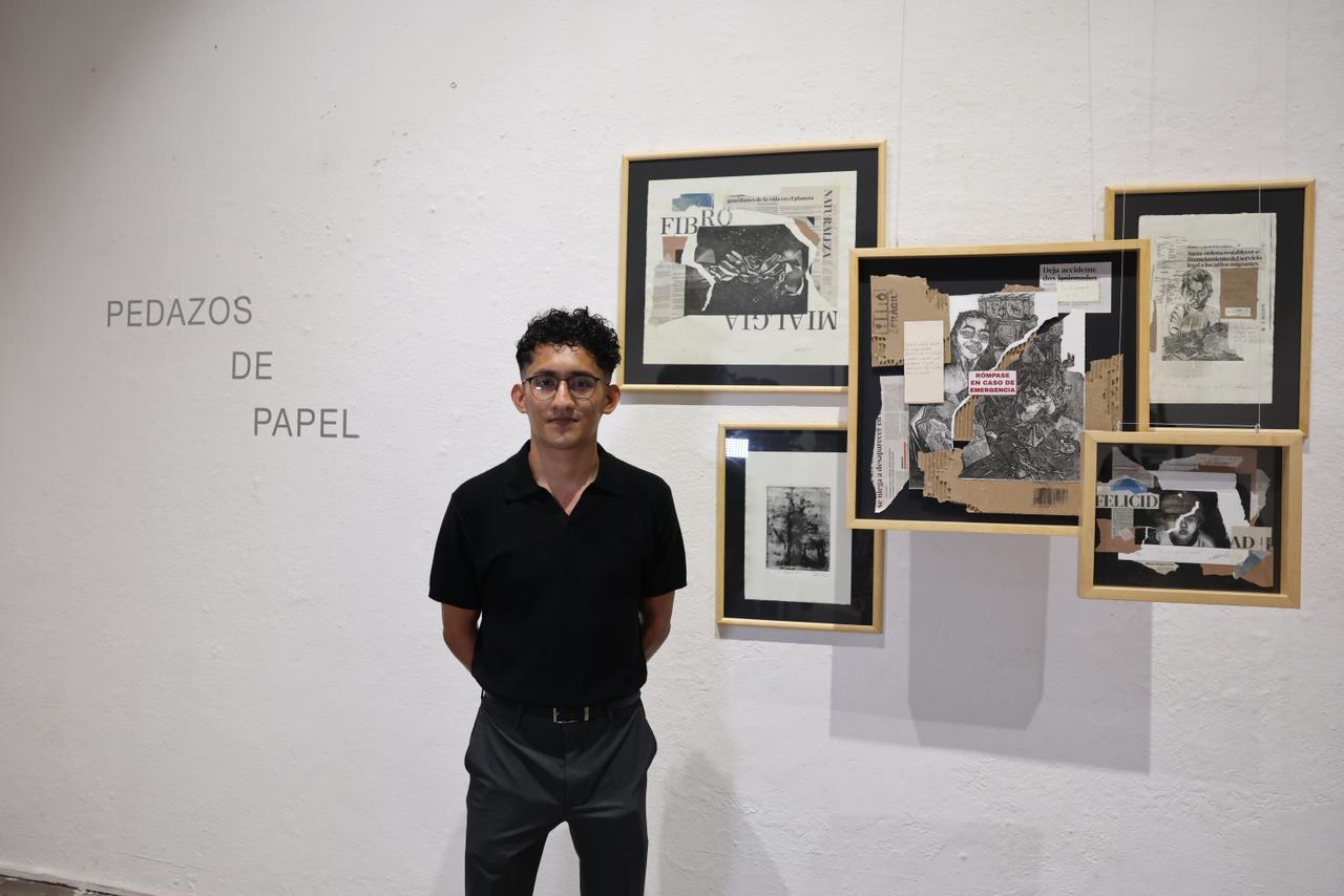 Impulsa CMA talento emergente con la exposición “Pedazos de Papel”