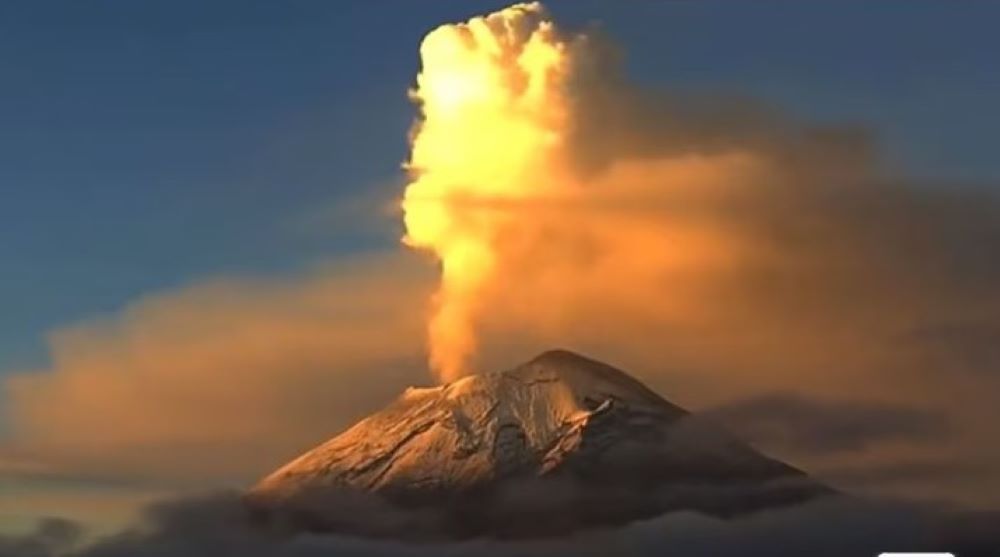  Reporte monitoreo del volcán Popocatépetl