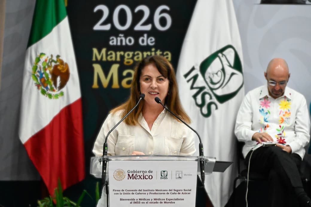 Atestigua gobernadora Margarita González Saravia firma de convenio del IMSS con la unión de cañeros y productores de caña de azúcar