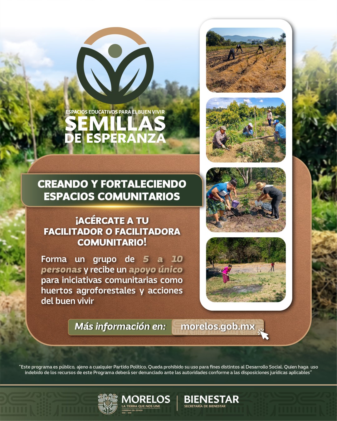 Lanza Gobierno de Morelos los programas “Semillas de Esperanza” y “Petate de Colores” 202