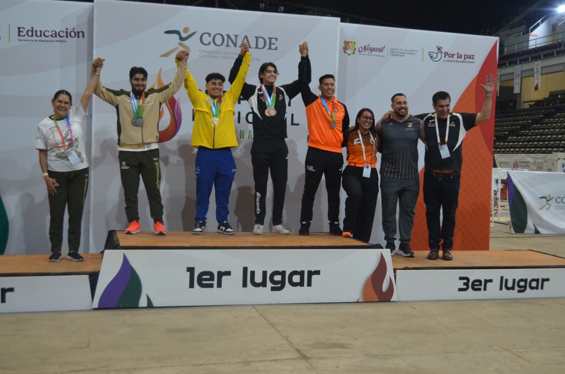 Cierra Morelos su participación en levantamiento de pesas con cinco medallas en la rama varonil
