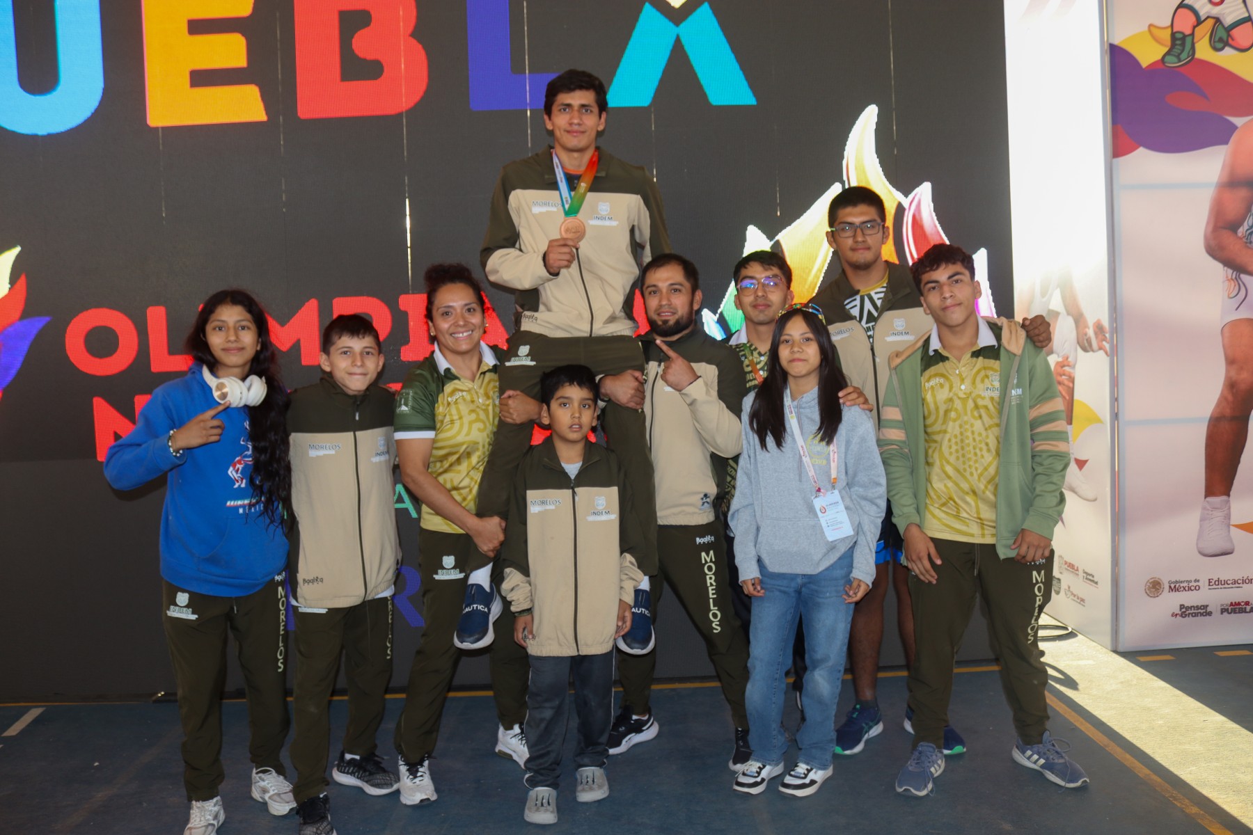 Reconoce Indem resultados de luchas asociadas en la Olimpiada Nacional