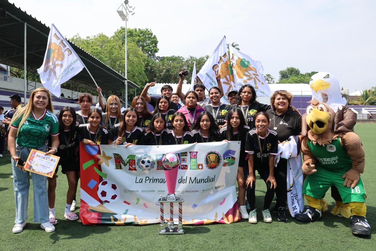 Celebran juventudes de Morelos fomento al deporte y sana convivencia a través del Mundialito Escolar 2026