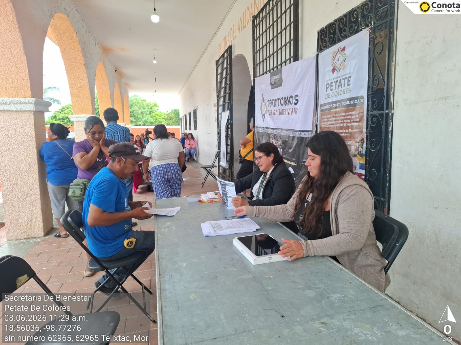 Inician jornadas de registro en territorio del programa “Petate de Colores y Semillas de Esperanza”