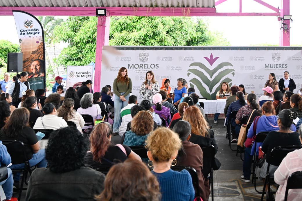 Ratifica gobernadora Margarita González Saravia compromiso de apoyar al pueblo de Morelos y a las mujeres