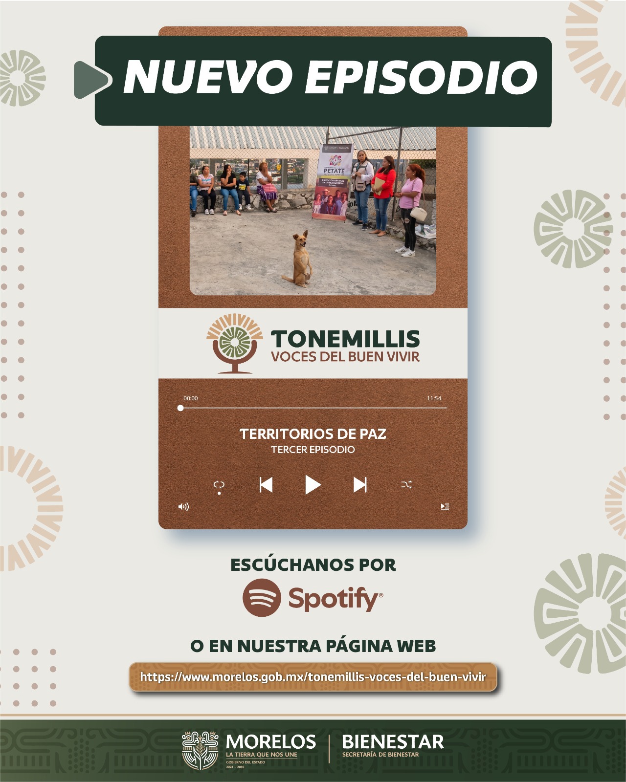 “Territorios de Paz”, tercer episodio del podcast “Tonemillis, Voces del Buen Vivir”