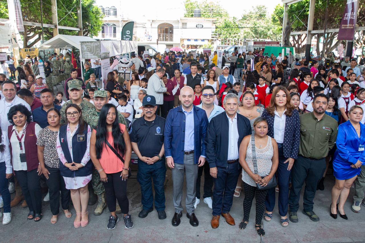 Acercan Gobierno de México y Morelos servicios gratuitos con La Feria de Paz en la Lagunilla