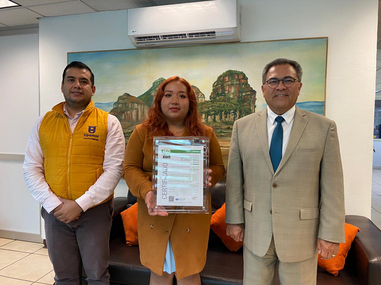 Recibe Upemor certificación ISO 14001:2015 por gestión ambiental