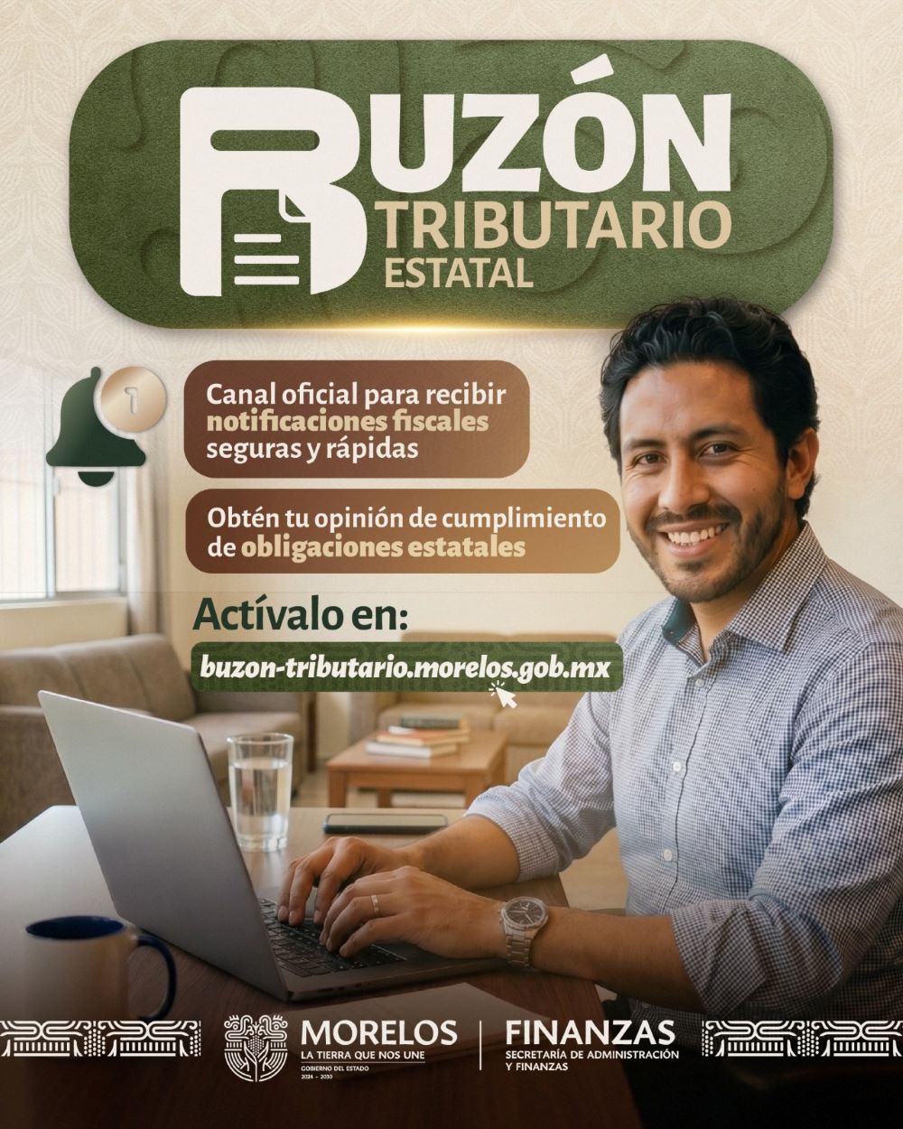 Lanza Gobierno de Morelos portal Buzón Tributario estatal para facilitar trámites fiscales