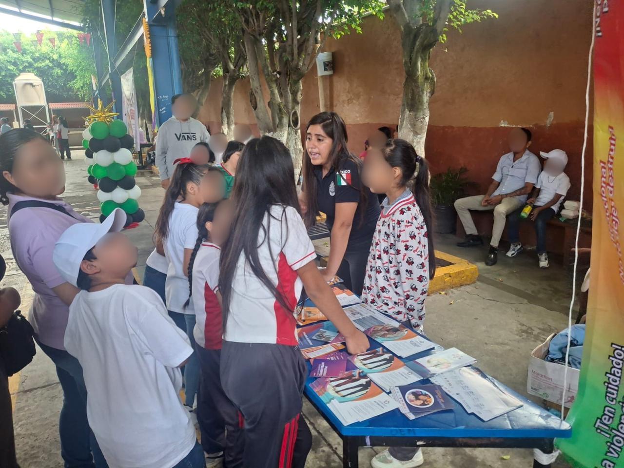 Promueve SSPC en escuelas medidas de prevención del delito con actividades recreativas y musicales