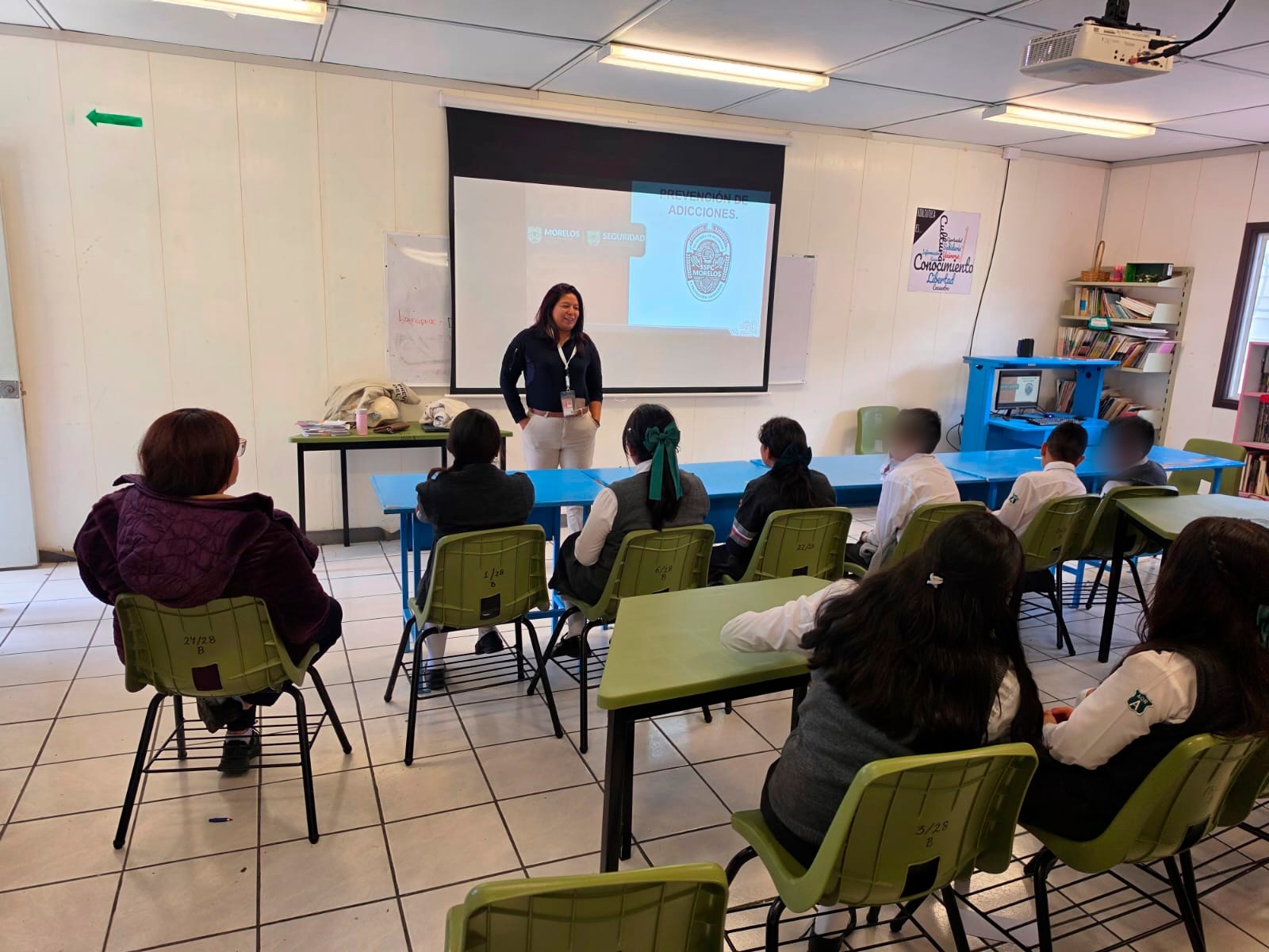 Trabaja SSPC Morelos con comunidad educativa para prevenir adicciones 