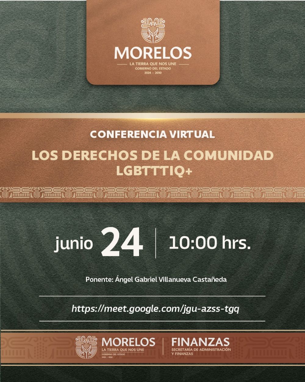 Promueve Gobierno de Morelos Espacios laborales incluyentes con ciclo de conferencias