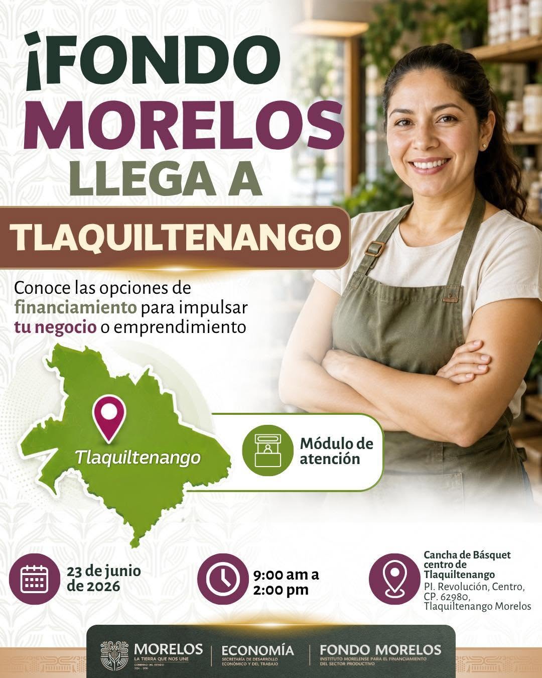 Llevará SDEYT servicios de Fondo Morelos a Tlaquiltenango